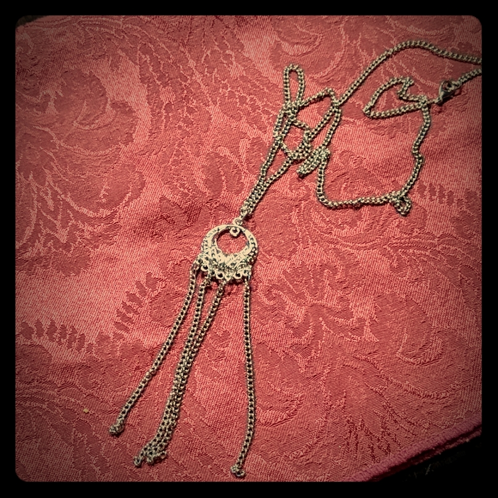 Cute Costume Silver Necklace
